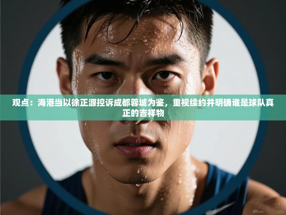 蓝鲸体育app电脑-观点:海港当以徐正源控诉成都蓉城为鉴,重视续约并明确谁是球队真正的吉祥物 第1张