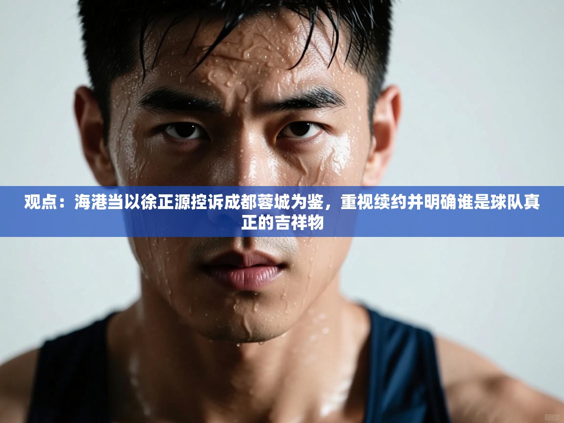 蓝鲸体育app电脑-观点:海港当以徐正源控诉成都蓉城为鉴,重视续约并明确谁是球队真正的吉祥物 第2张